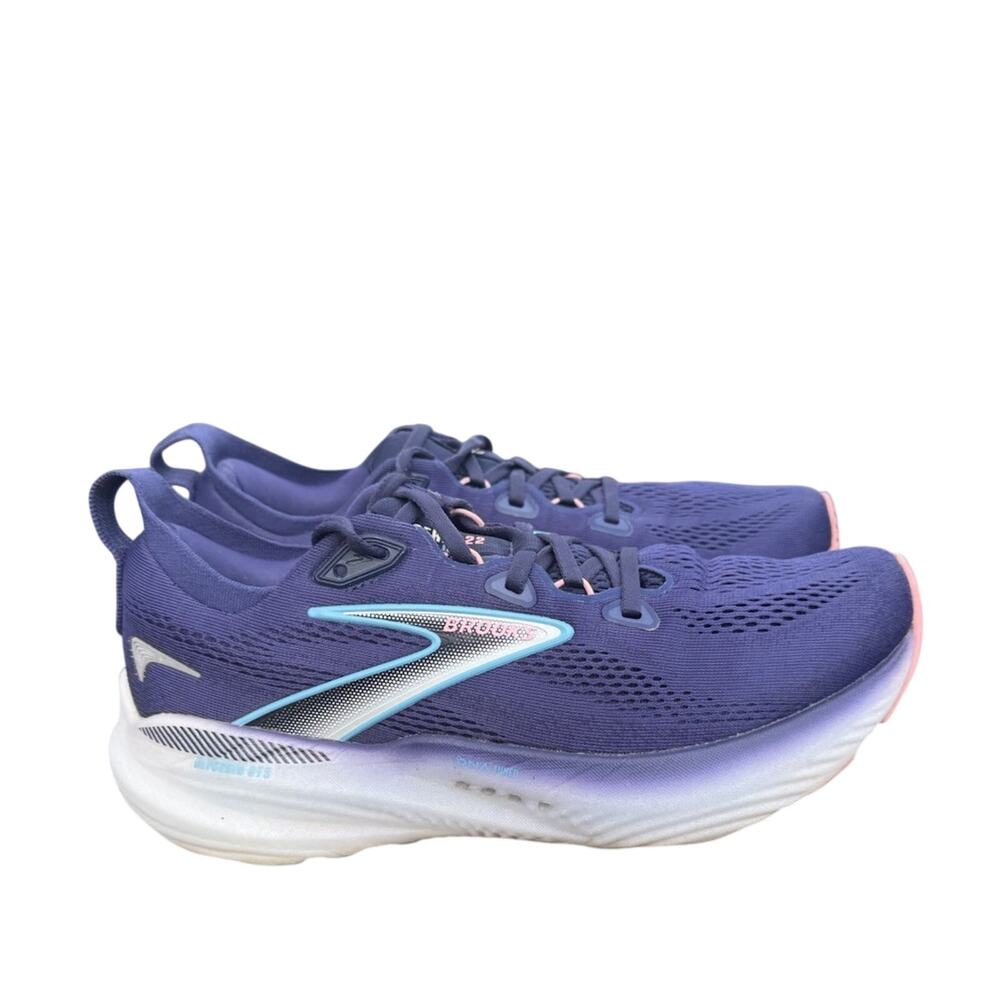 Brooks Glycerin 22 women’s 9 Shoes Blue Ribbon Peacoat Dianthus Running sneaker